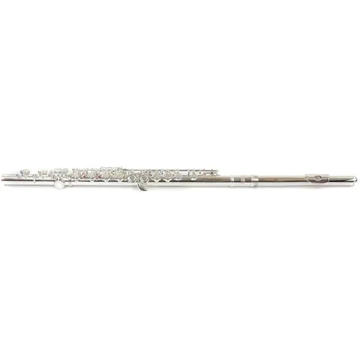 PLAYTECH Flute, Silver Head Pipe, Covered Keys, Offset Type, E Mechanism