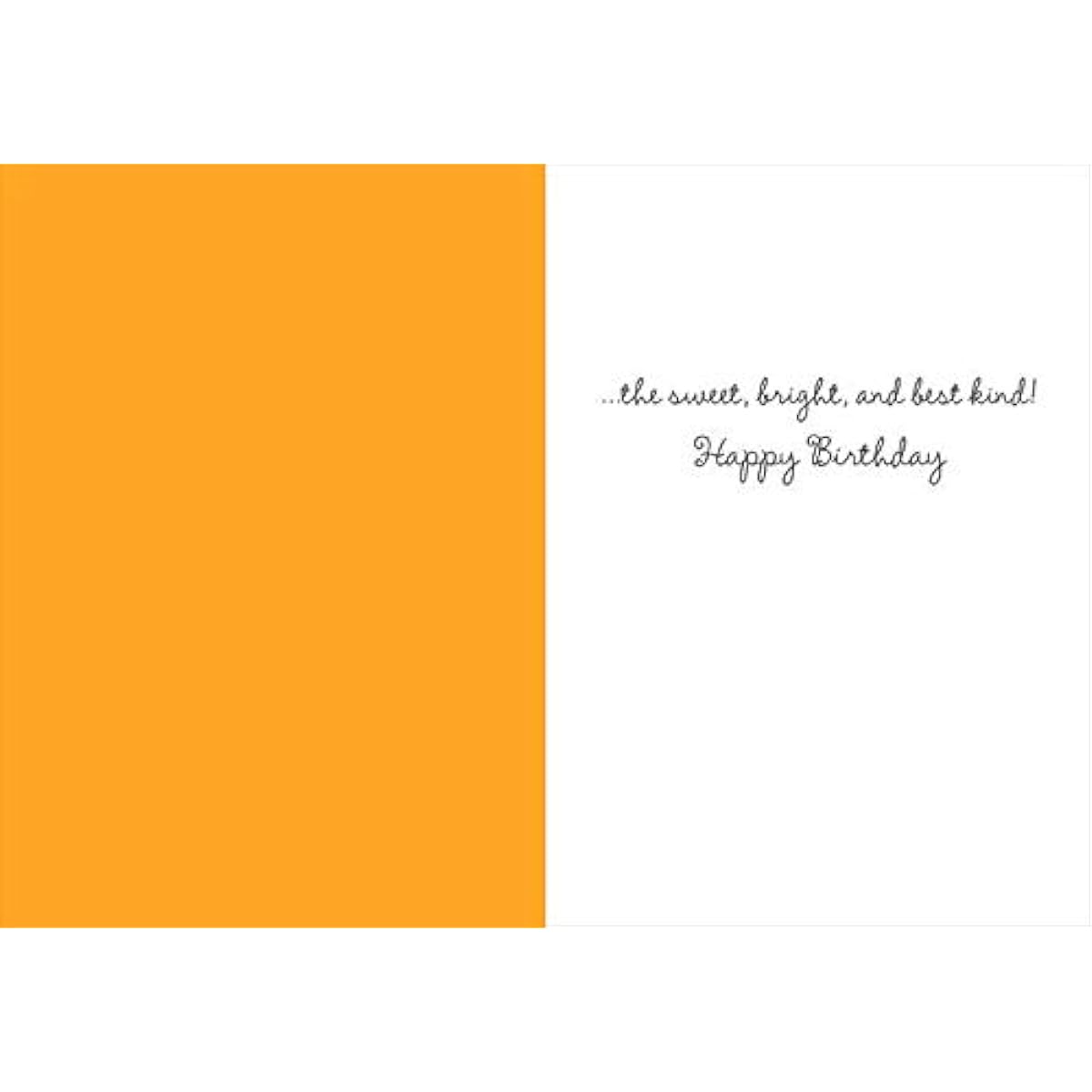 RSVP Birthday Greeting Card for Her - Sunflower Cone: One of a kind, Yellow, 5" x 7", GC-B5958