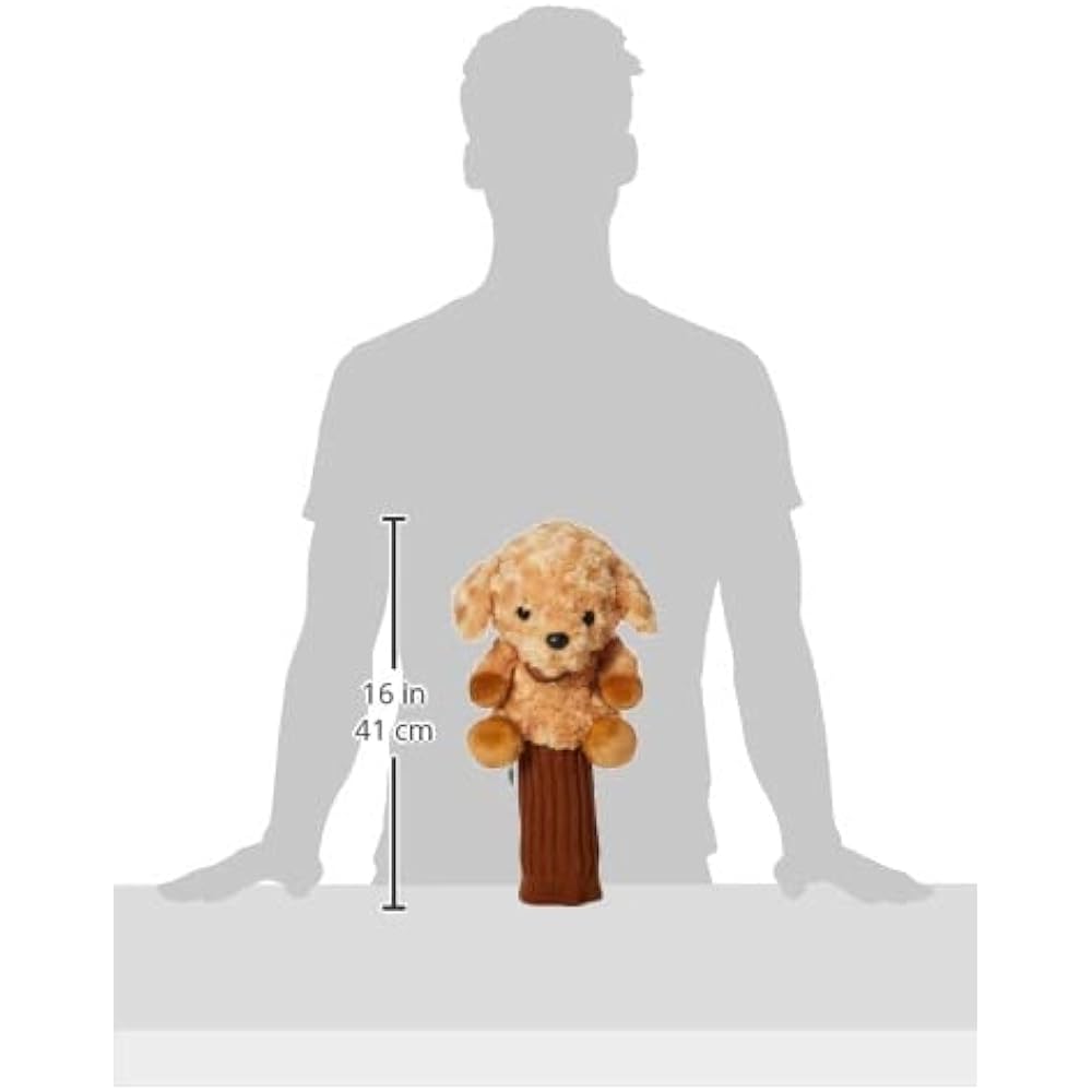Cute Sales Golf Club Head Cover Toy Poodle (Brown) H0029