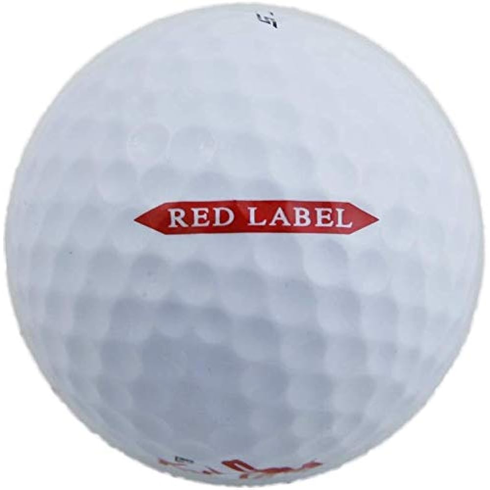 WORKS GOLF Golf Ball Hisho Red Label Extreme Ultra High Repulsion Model 1 Dozen 12 Pieces