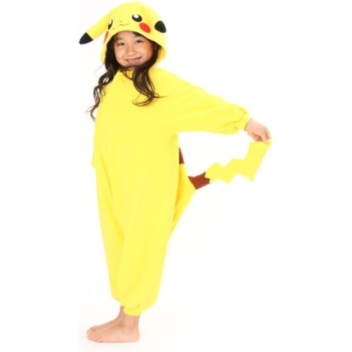 SAZAC Fleece Kigurumi Pikachu for Children 130