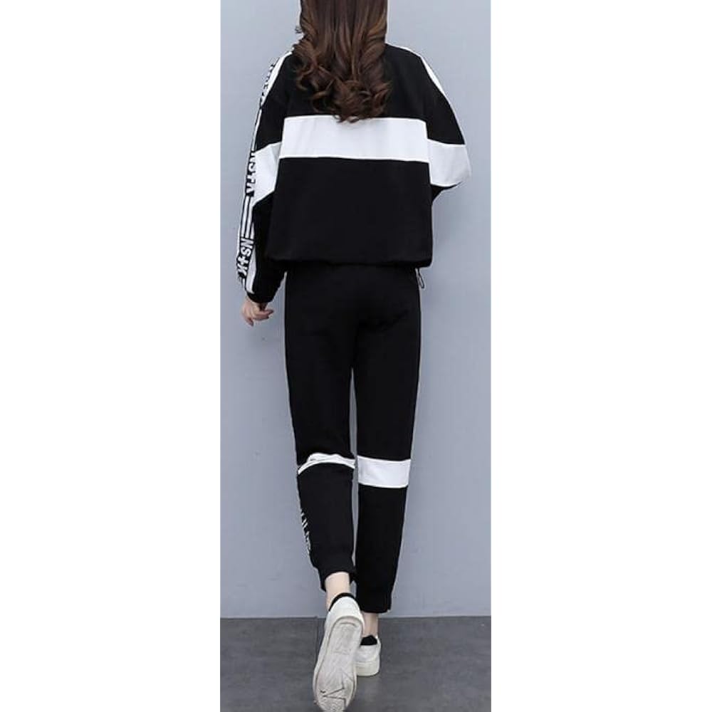 [emptio] Long Sleeve Setup Women's Beautiful Dance Gal Girly Room Wear Jersey Room Wear Sweatshirt