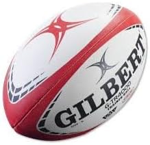 Gilbert Trainer Ball Training Rugby Ball Red x Black No. 5 G-TR4000 [Parallel Import]