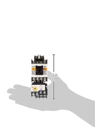 Fuji Electric Equipment Control 2E Electromagnetic Switch with Thermal Relay (No Case Cover) AC200V SW-03/2E-200V2.2KW-AC200V1A