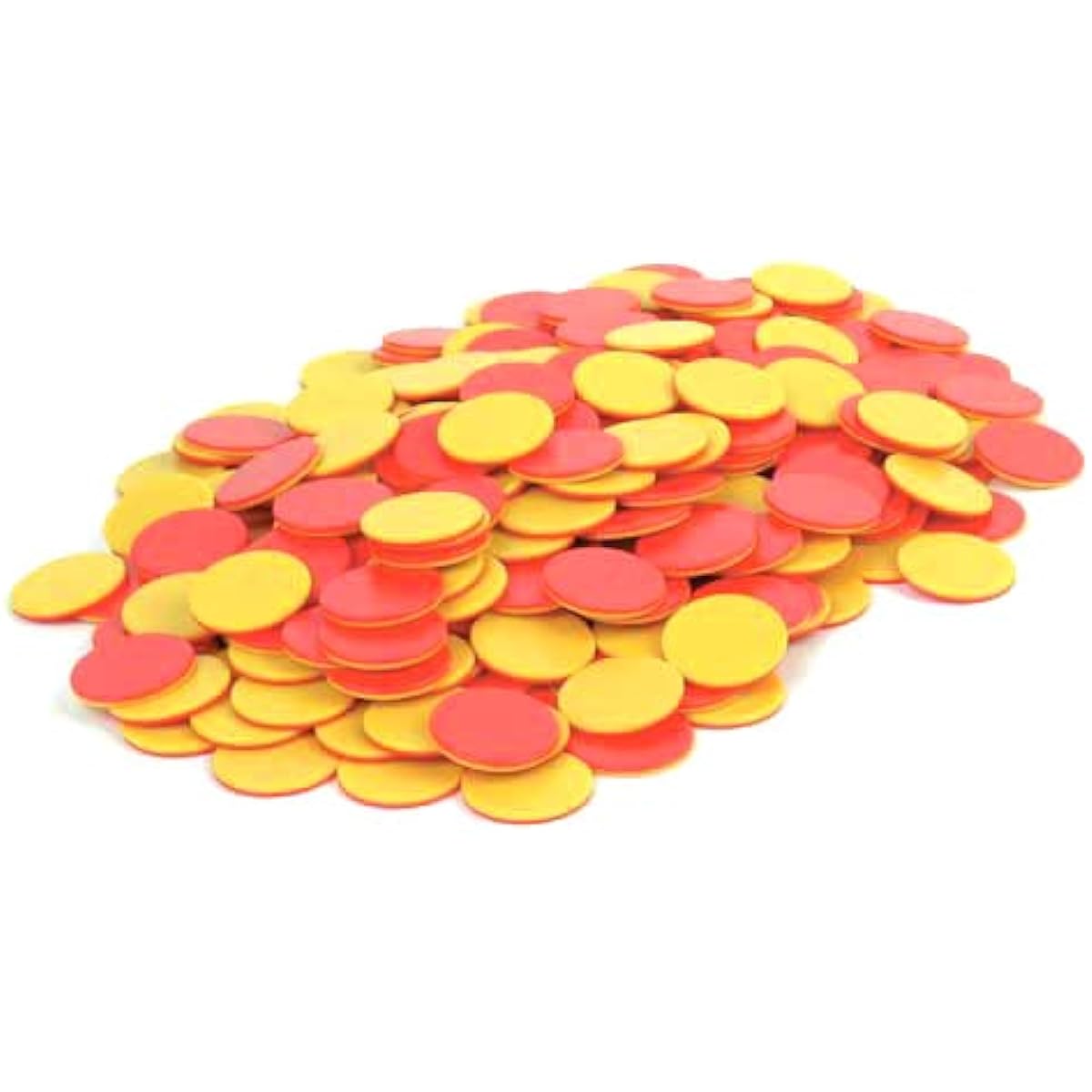 EAI Education 2-Color Counters, Red/Yellow, Set of 200