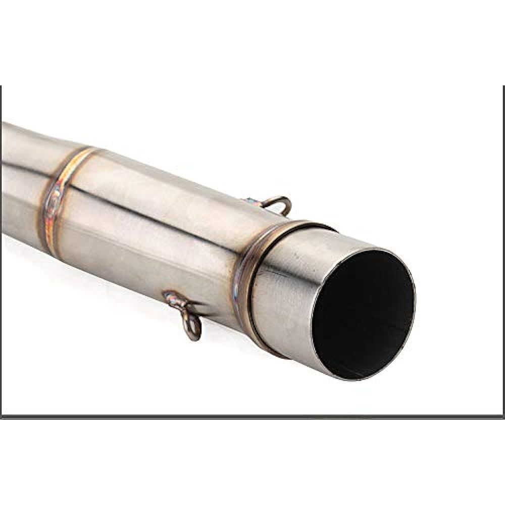 Motorcycle Exhaust Port Exhaust Pipe Intermediate Pipe Compatible with YAMAHA YZF-R3R25 Inlet 50.8mm