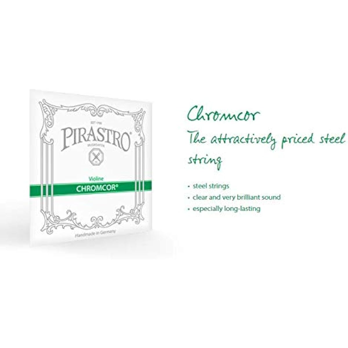 PIRASTRO CHROMCOR Chrome Core 3/4+1/2 Violin String Set
