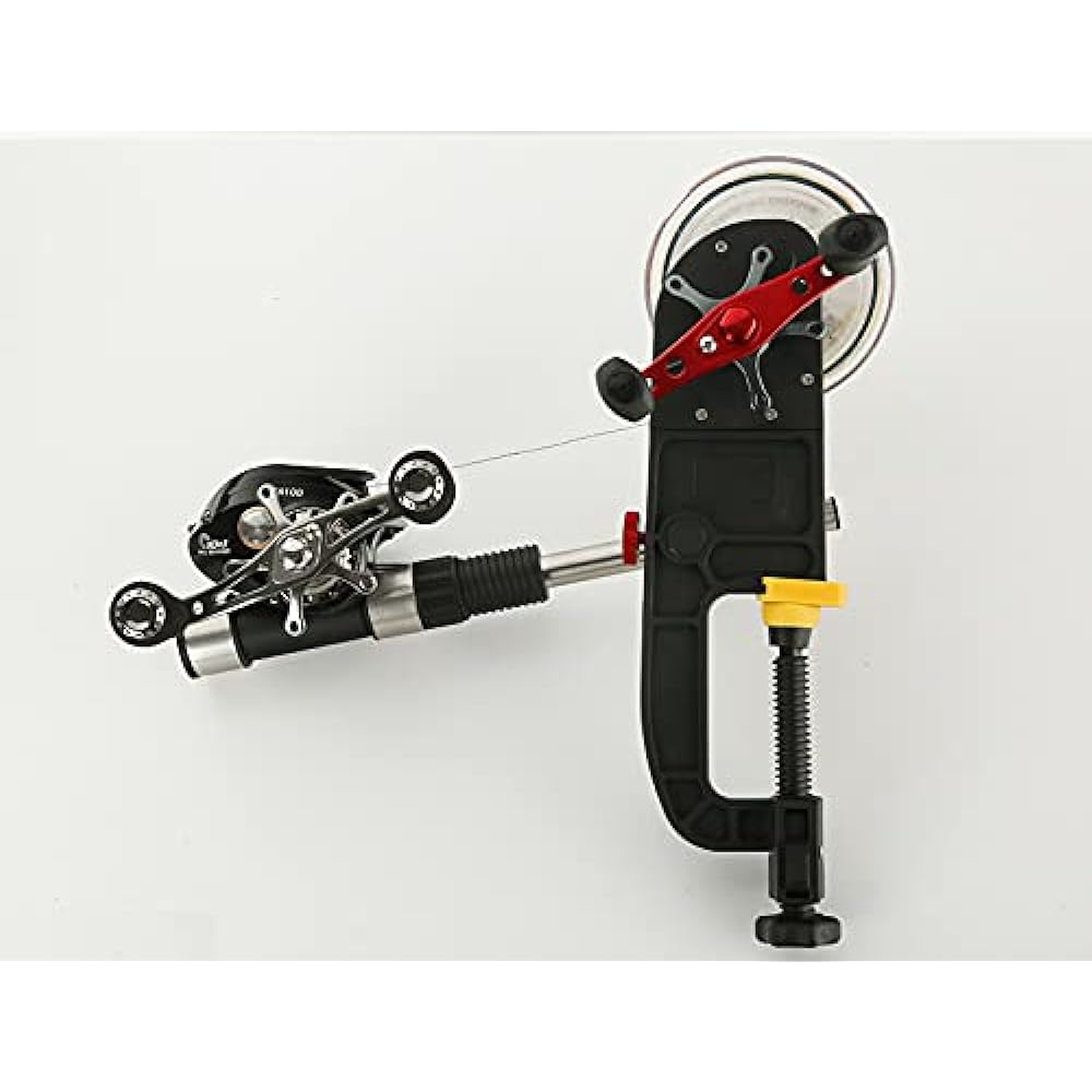 VISPREA Fishing Line Winder, Rewinding, Rewinding, High Speed Recycler, Tensioning, Thread Winding Machine, Fishing Reel, Line Winding Machine, Fishing Line Winder, Reduces Thread Twisting, Easy to Wind, Easy to Wind by One Person, Convenient to Carry,