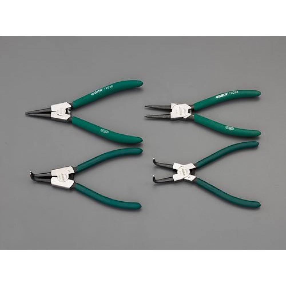 Esco 4-piece snap ring pliers (for holes and shafts) EA682S-3