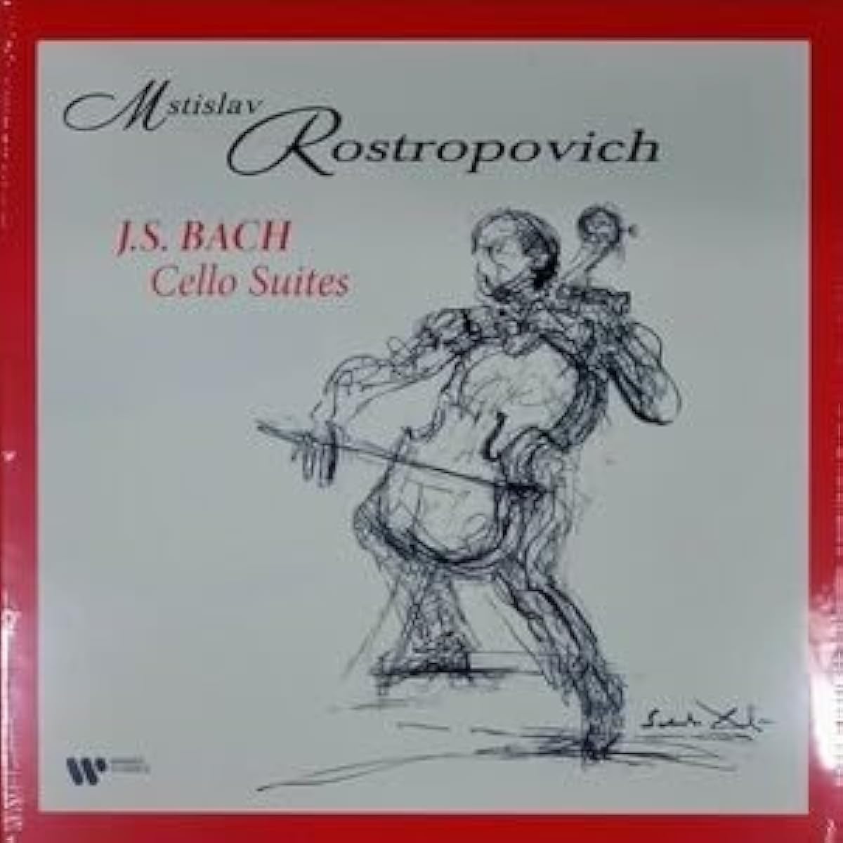 ・4LP Rostropovich Bach Cello Suites Rostropovich Bach Cello Suites