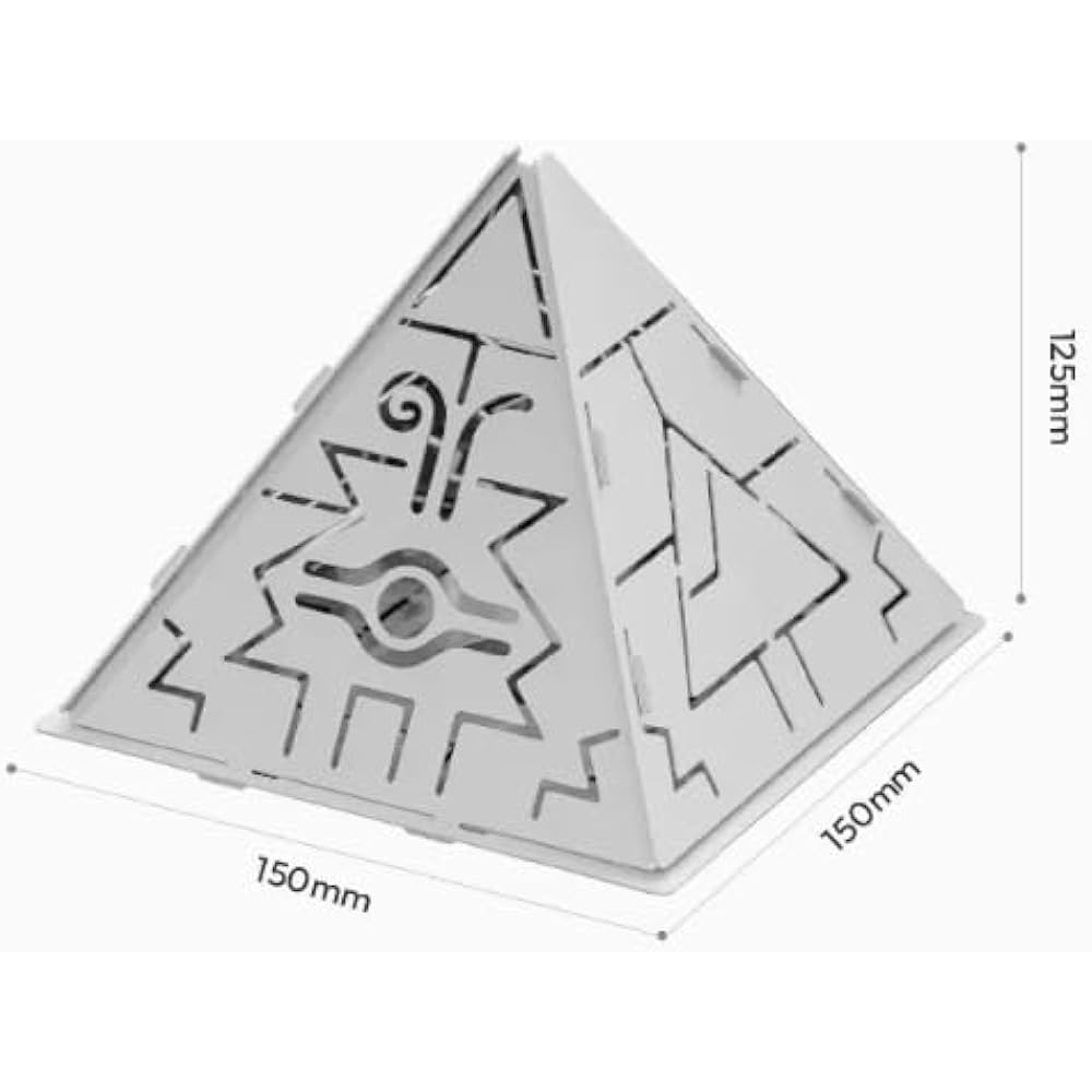 GP Retail Lantern Shade Pyramid Lampshade Accessory Retro Camping Lantern Outdoor Military Tactical (White)