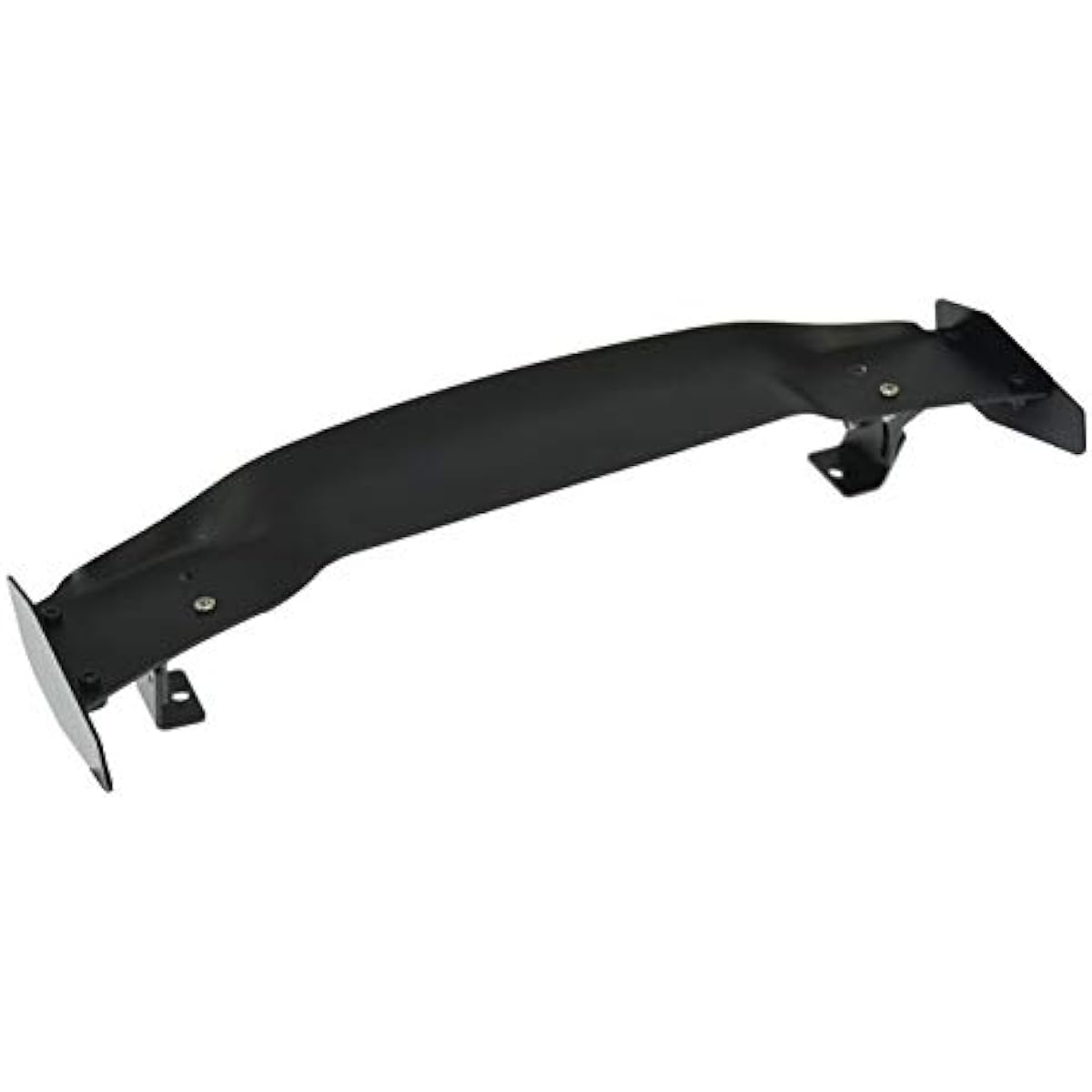 LAFEINA Aluminum Alloy 1:10 RC Car Wing Set Rear Spoiler Wing Tail Wing for 1/10 RC On-Road Car Toy Parts (Black)