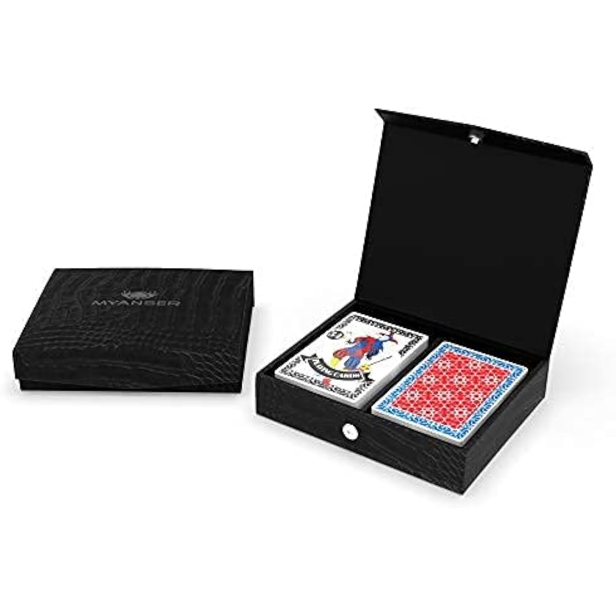 Sunny World Poker Gift Set (Crocodile Leather)