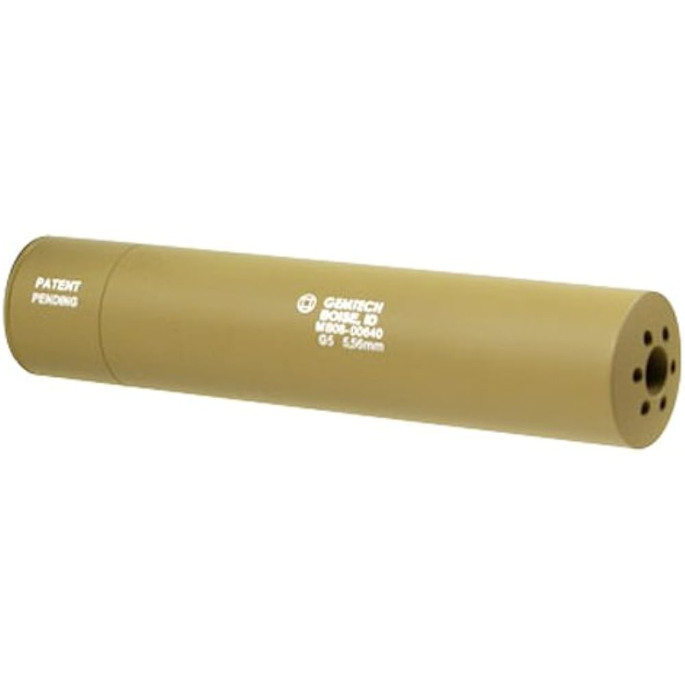 MADBULL airsoft GEMTECH official G5 silencer TAN G01-006TAN