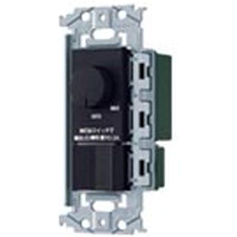 Panasonic SO-STYLE LED Embedded Reverse Phase Dimmer Switch B Compatible LED Only 1.6A Rotary Type with Lower Limit Illuminance Setting Function Matte White WNS57511W