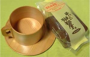 Natural Akita cedar bent cup