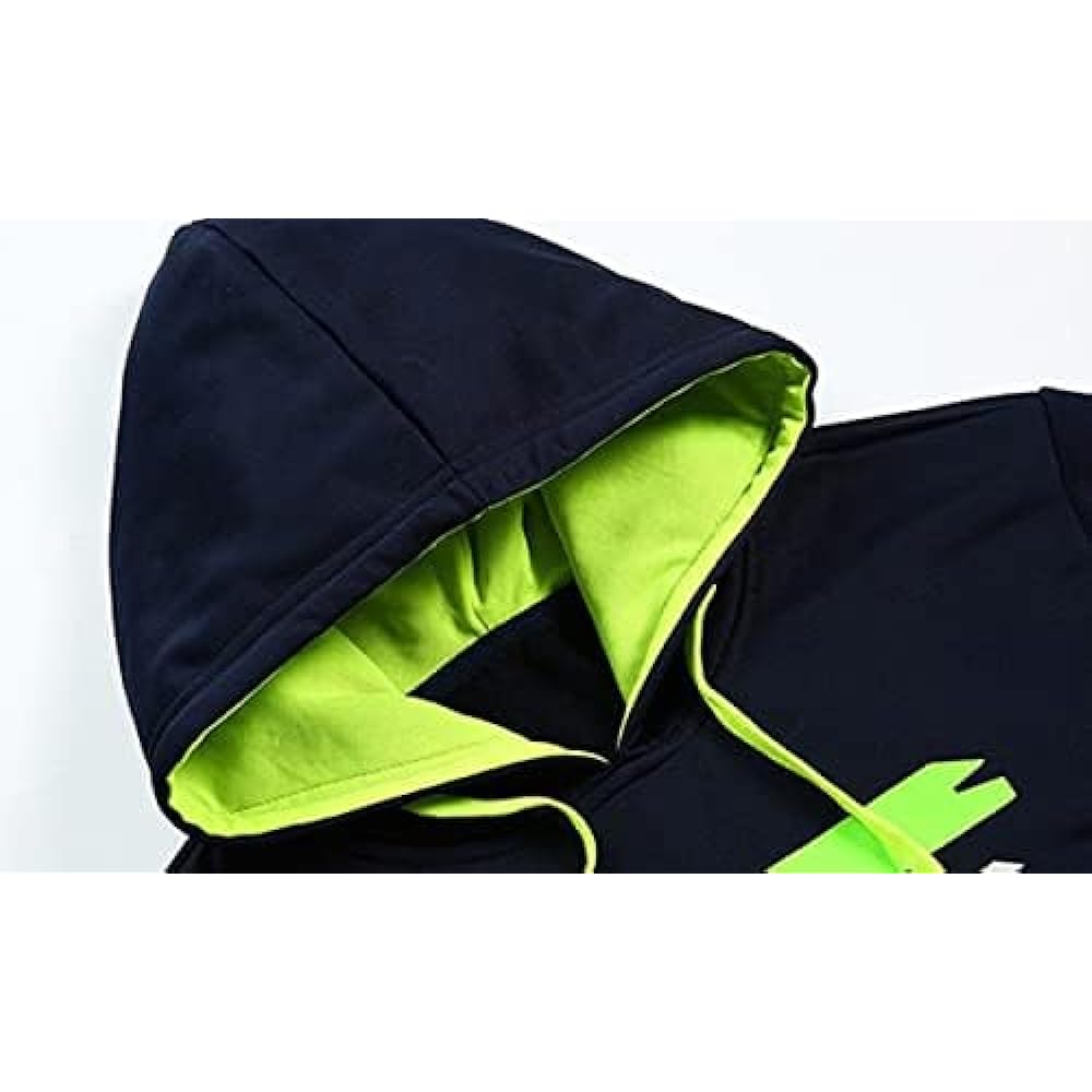 RICKYxRICKY Men's Sweat Setup Top and Bottom Jersey Sweatshirt with Logo 2 Piece Set Colorful