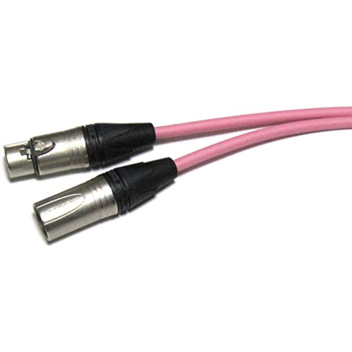 CANARE XLR cable Canon female-Canon male (30m) (Silver connector, pink)