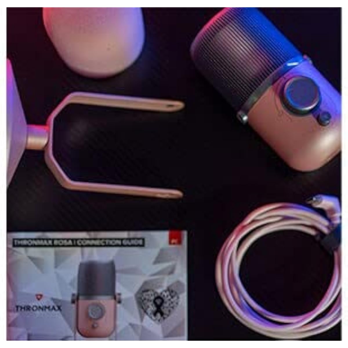 Thronmax M4 ROSA EDITION USB Microphone Tabletop Type