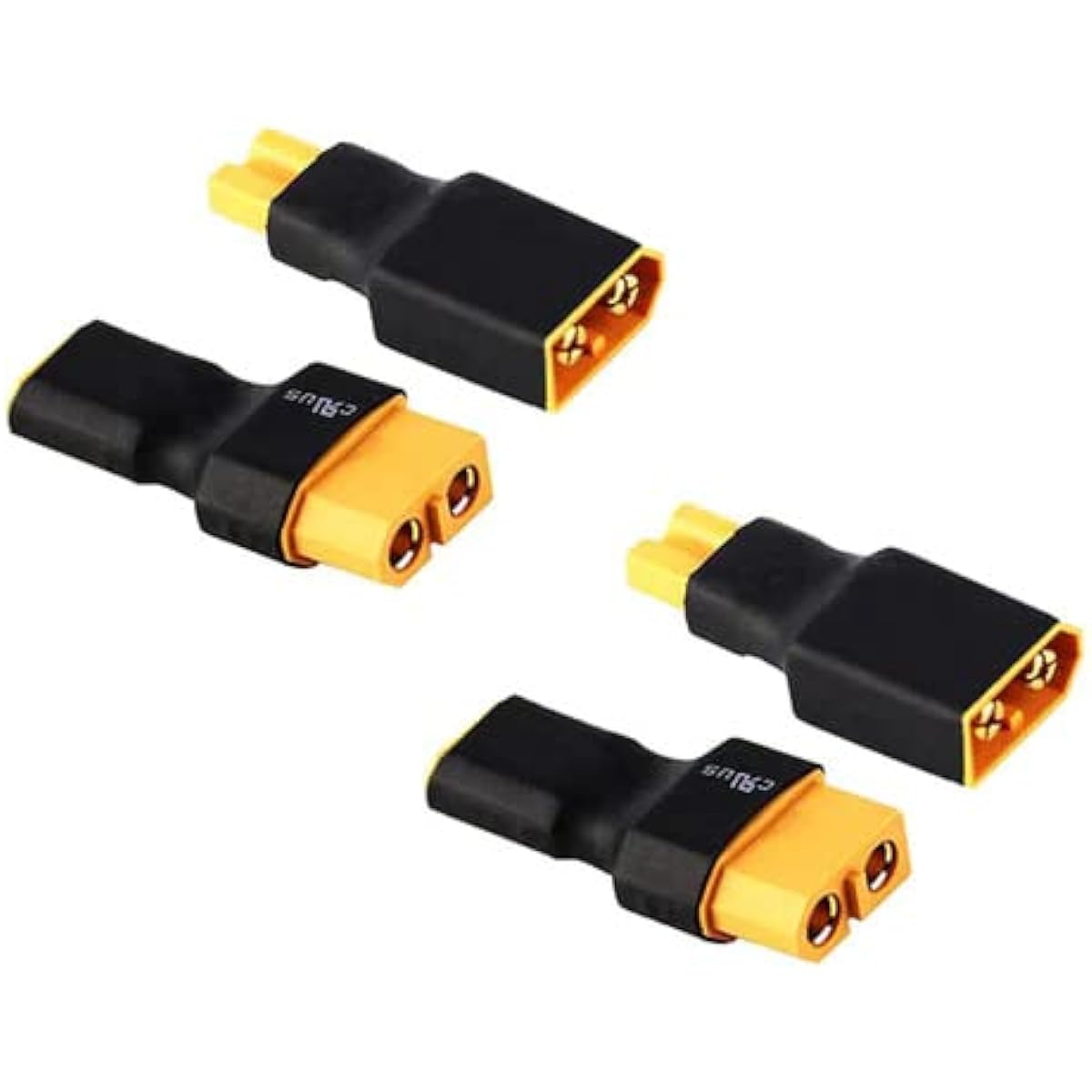 4pcs No Wires XT30 to XT60 Plug Female Male Adapter Wireless Connector for RC FPV Drone Car Lipo NiMH Battery Charger ESC