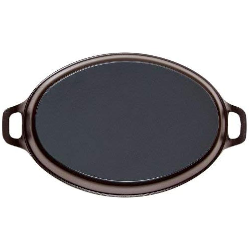 staub "Oval Stackable Dish Black 28cm" Enamel Iron [Authorized Japanese Product] Dish 40509-341