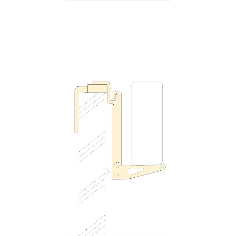 Hiharashi Metal Cooler Catcher Concrete Handrail Ivory C-CKG