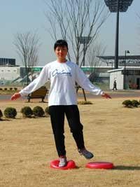 Kramer Japan agility disc (balance disc) 2 pieces + air pump balance set SC000148