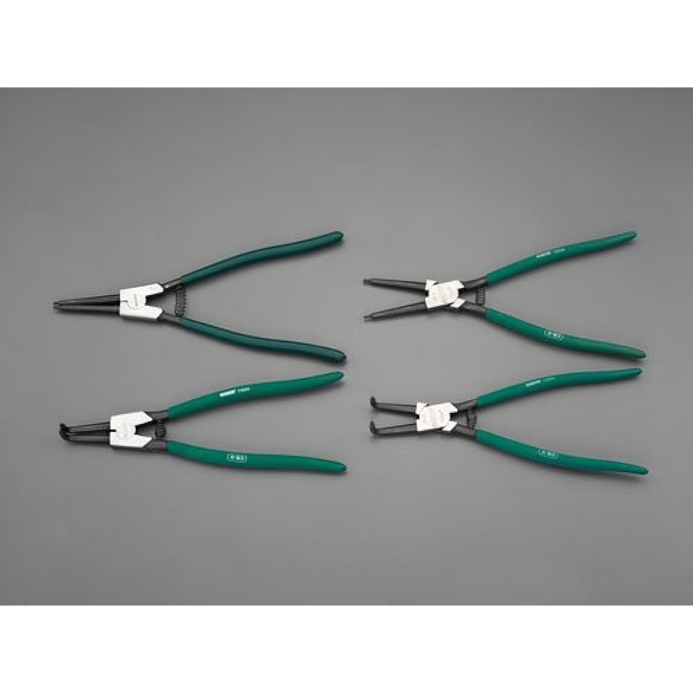 Esco 4-piece snap ring pliers (for holes and shafts) EA682S-3