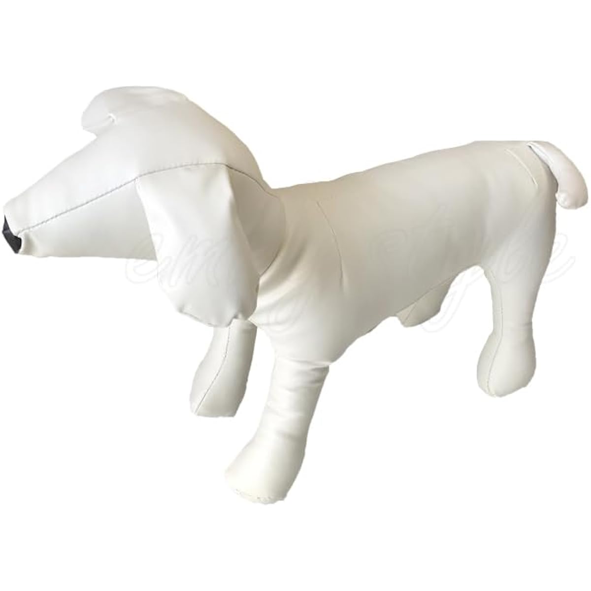 Pet doll, torso doll, monotone, mannequin, dog, model, photography, pet supplies photography, interior, stuffed animal, display, product, miniature dachshund, large dog, medium dog, Emily Style, emilystyle (M, white)