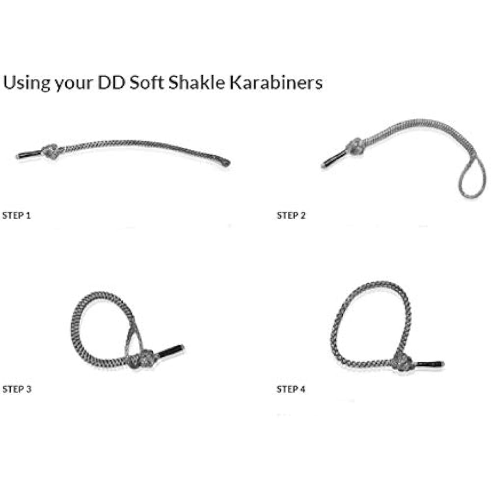 DD Hammock DD Soft Shackle Karabiner Soft Shackle Carabiner x 2 [Parallel Import]