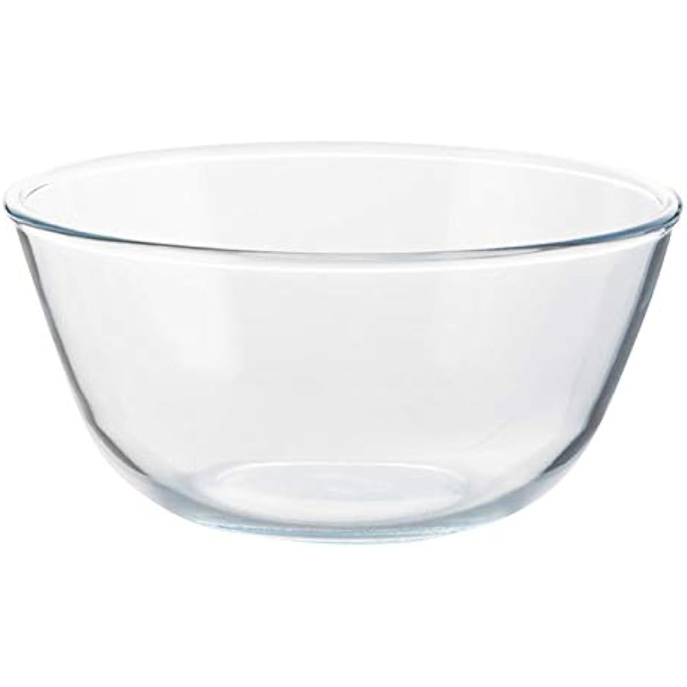 SIMAX Large Bowl Clear 3500ml Heat Resistant Mixing Bowl SI34(6646/FR)(4) 4 Pieces