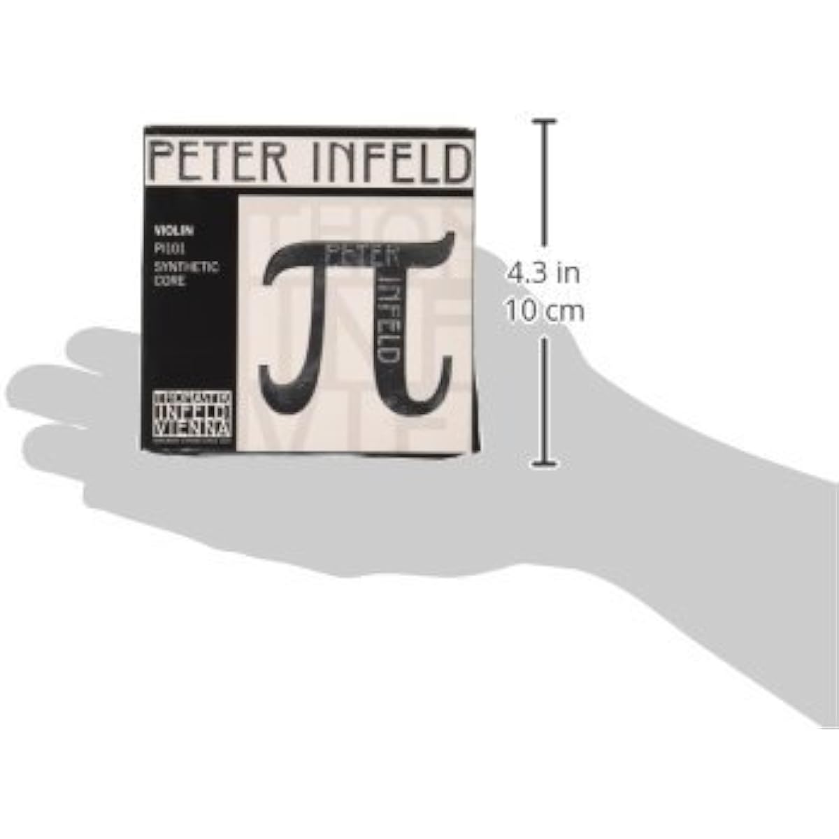 THOMASTIK PETER INFELD π violin string ADG line set (D line silver)