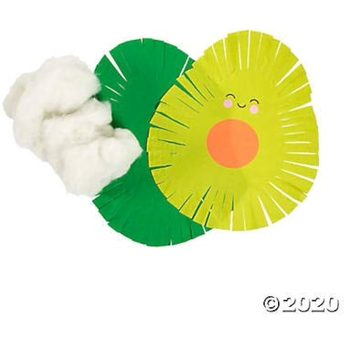 Avocado Fleece Knotted Pillow Craft Kit - 6 Pillows - Crafts for Kids