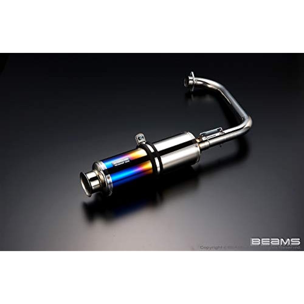 BEAMS SS300 Heat Titanium SP Full Exhaust Silencer Cover: Titanium Dunk [JBH-AF74] G169-06-000