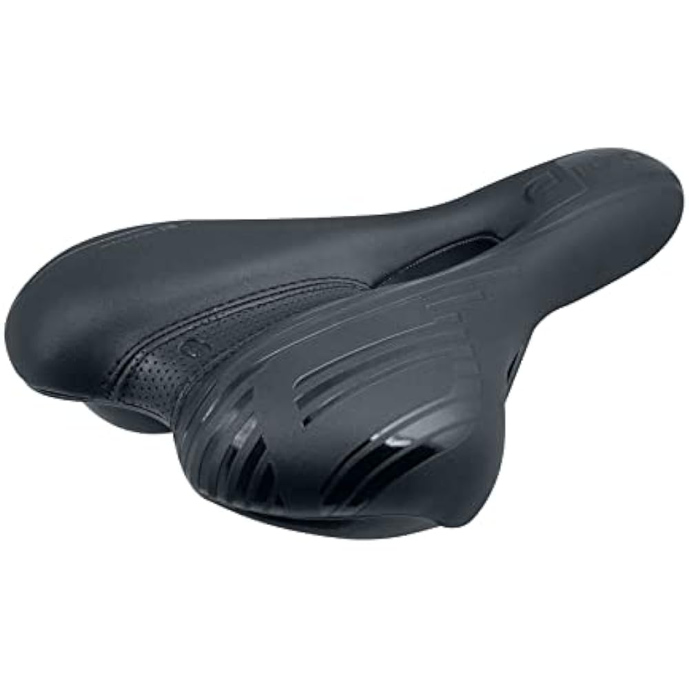 FORCE ZAK Tourist Saddle for Bicycles Black 276 x 155mm 80377