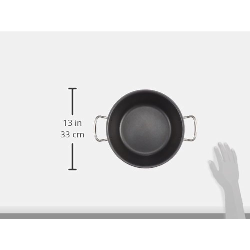 Endo Shoji Commercial TKG IH Select Double Handed Pot 30cm IH Compatible Double Layer Clad Body Aluminum Alloy/Stainless Steel ALY7802