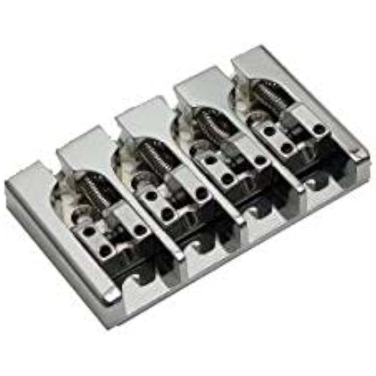 HIP SHOT 4-string Bass Bridge 4 String A Style w/Fender Mount w/Stg Thru Brass Chrome