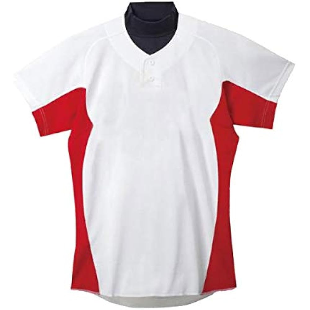 [Mizuno] Baseball Apparel Practice Shirt/Semi-Half Button Type