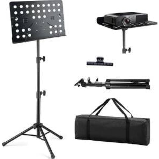 2023 Tabletop version with music clip, music stand, foldable, two functions, reading stand, tabletop, writing stand, music stand, heat dissipation, vertical placement, super sturdy