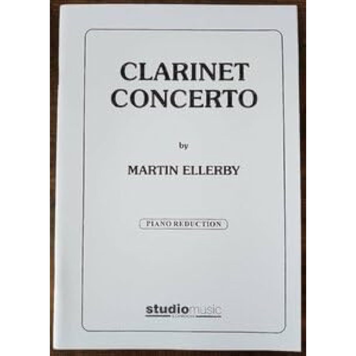 Clarinet sheet music Martin Elleby: Clarinet Concerto Listen now Solo Clarinet & Piano