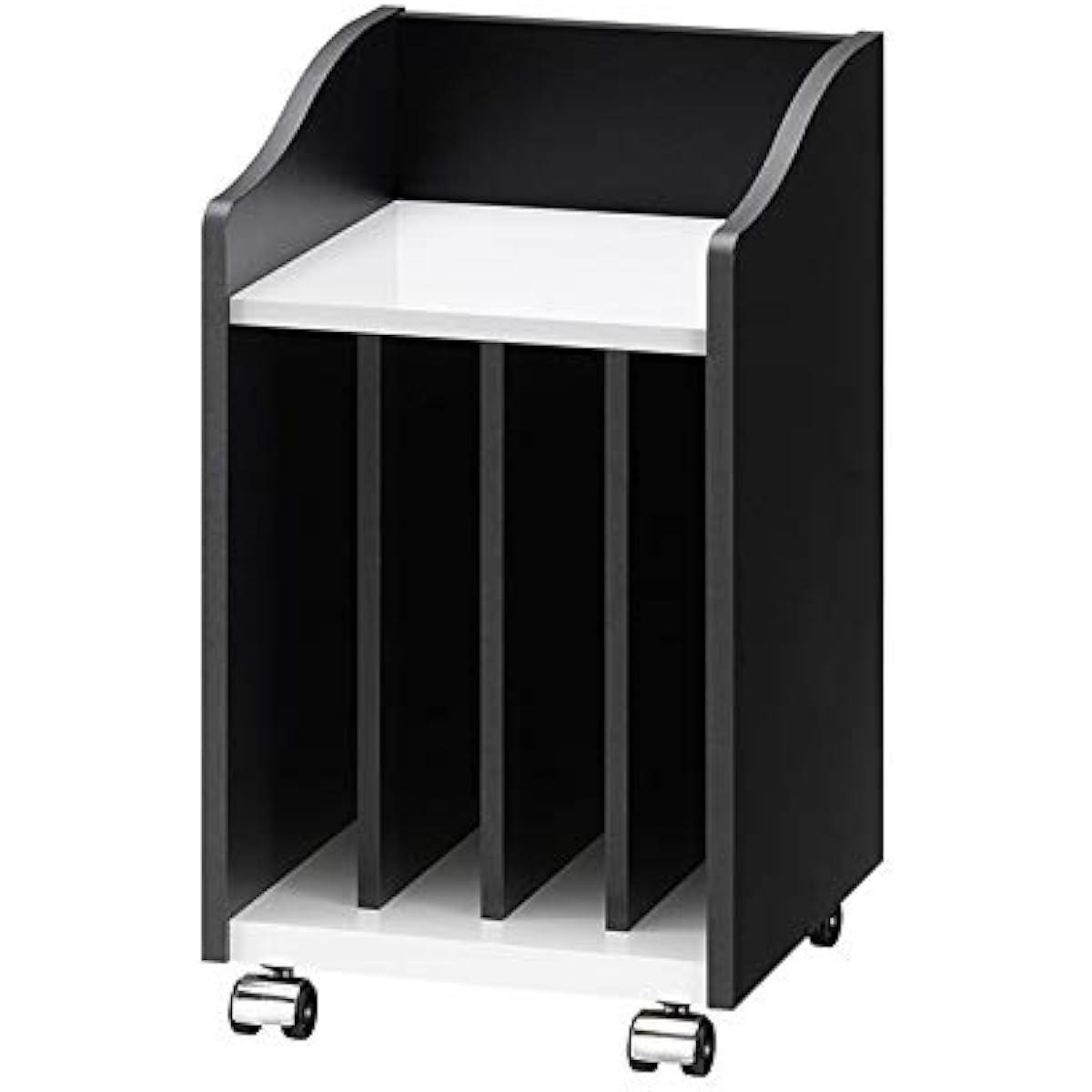 Piano cart for textbooks, sheet music, practice notebooks, casters, side rack, A4, cart, next to piano, next to bed, next to desk, ready-made, A4 storage, vertical, bookshelf, rack, cart, digital piano, storage, small item storage