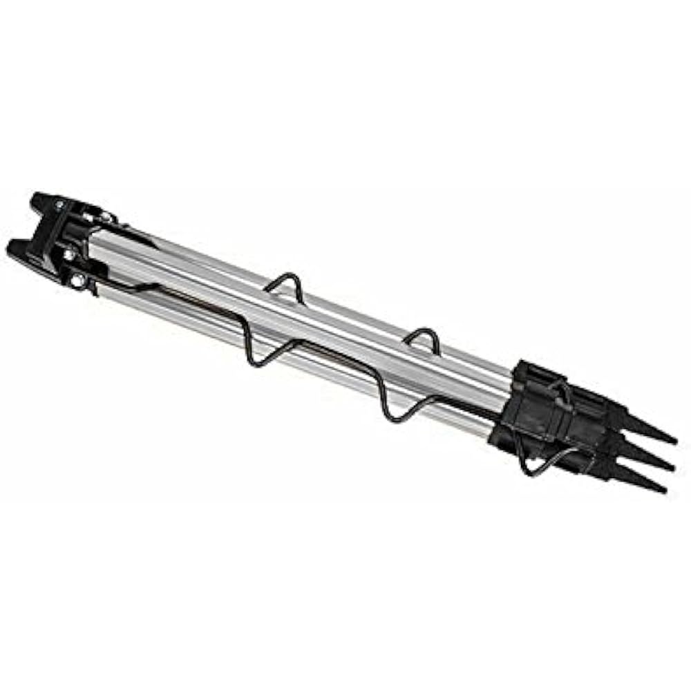 [Orld Fishing Gear] Throwing Fishing Aluminum Mini Tripod, 3 Tiers, Lightweight & with Foldable Compact Function, Silver qb500029a02n0