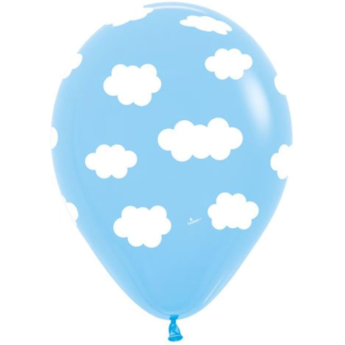 Clouds Latex Balloons - Bag of 10 Size 28cm Air or Helium Fill