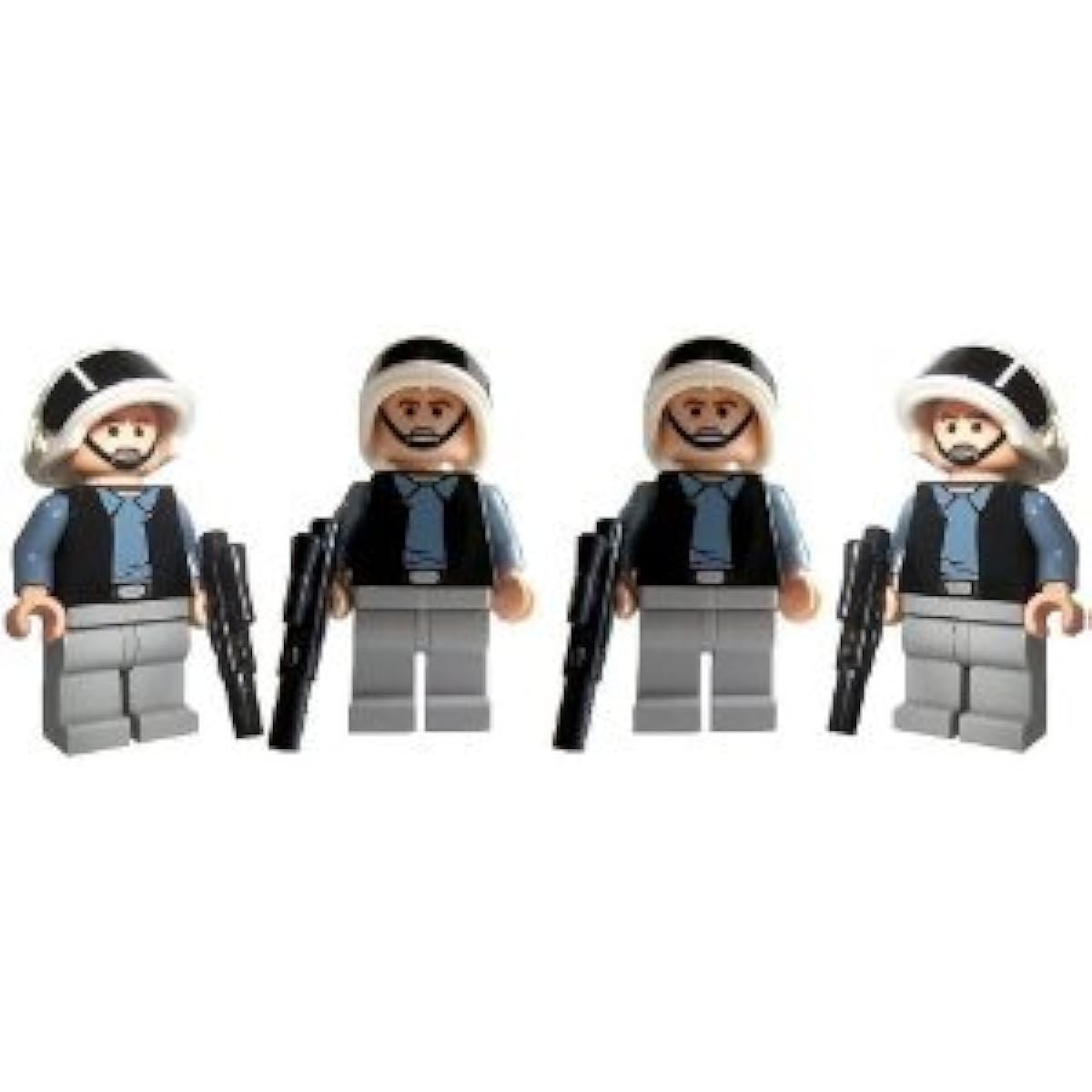 Rebel Trooper Army (4) - LEGO Star Wars Figures