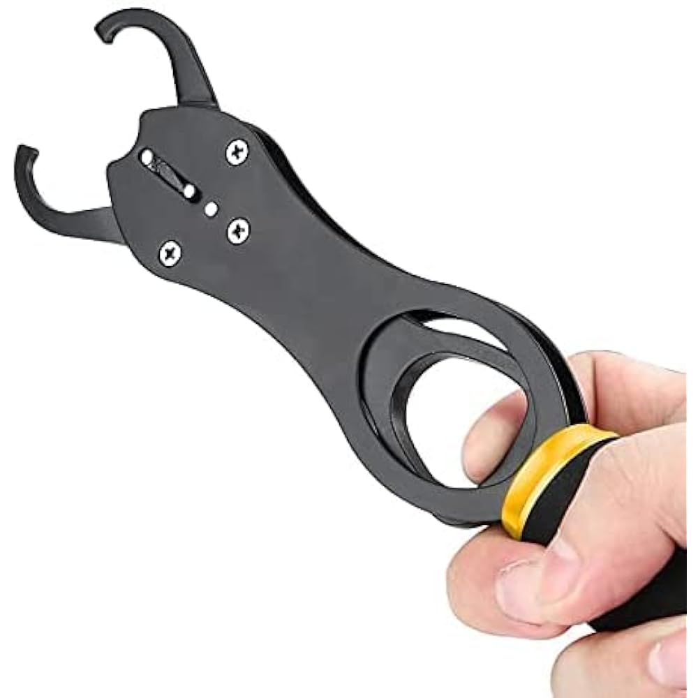 [IBUKI-STYLE] Fish grip, lightweight, small, needle remover, scissors type, pliers holder, fish grip, stainless steel, trigger type, gold, blue, red