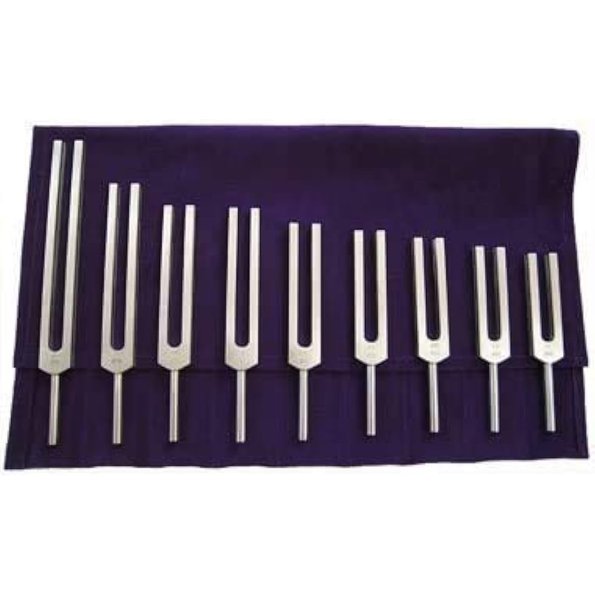 KASHSURG Solfeggio Tuning Fork Set - 9 Tuning Forks