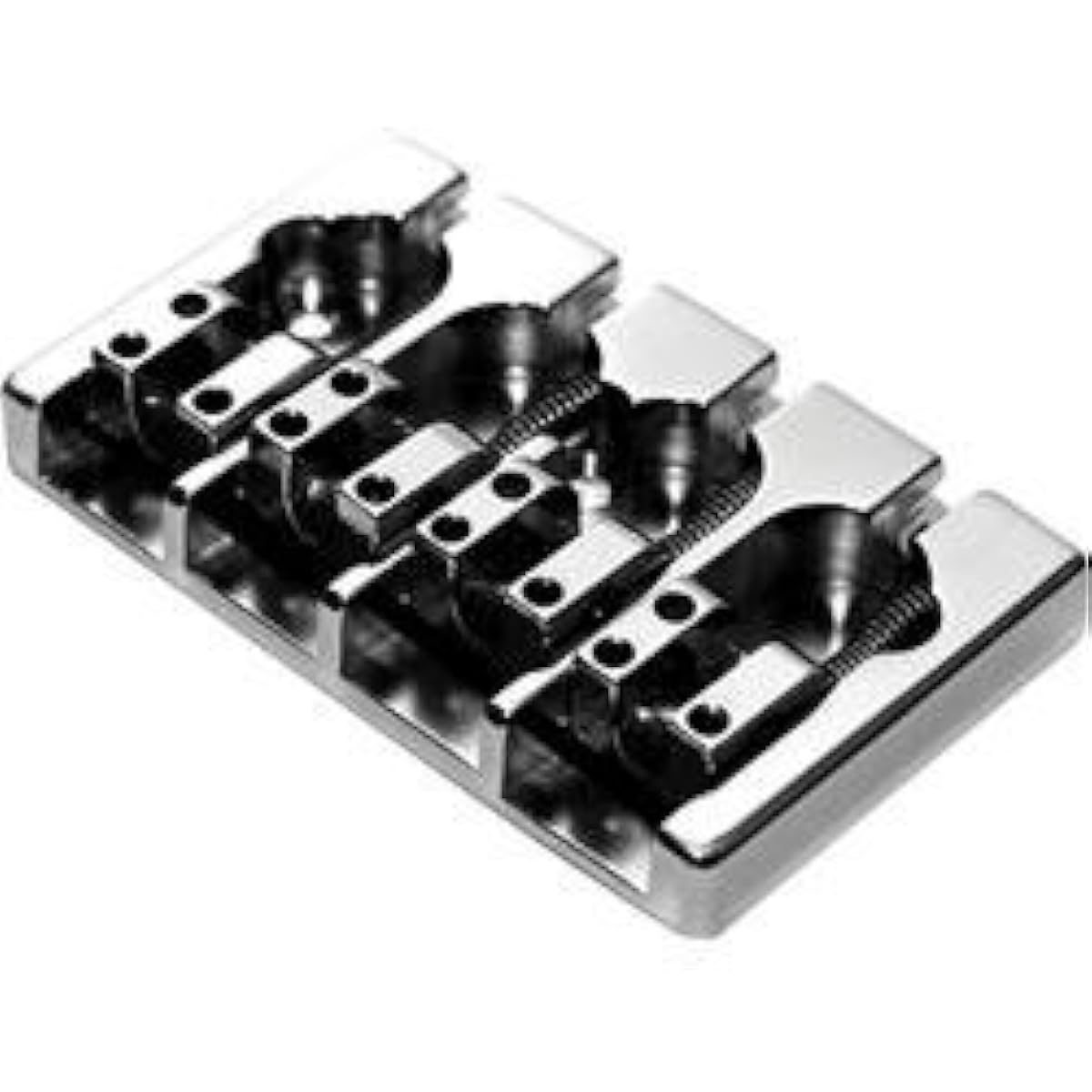 [Parallel import goods] Hipshot Brass A-Style Bass Bridge Mount 2 - String-Through Gold