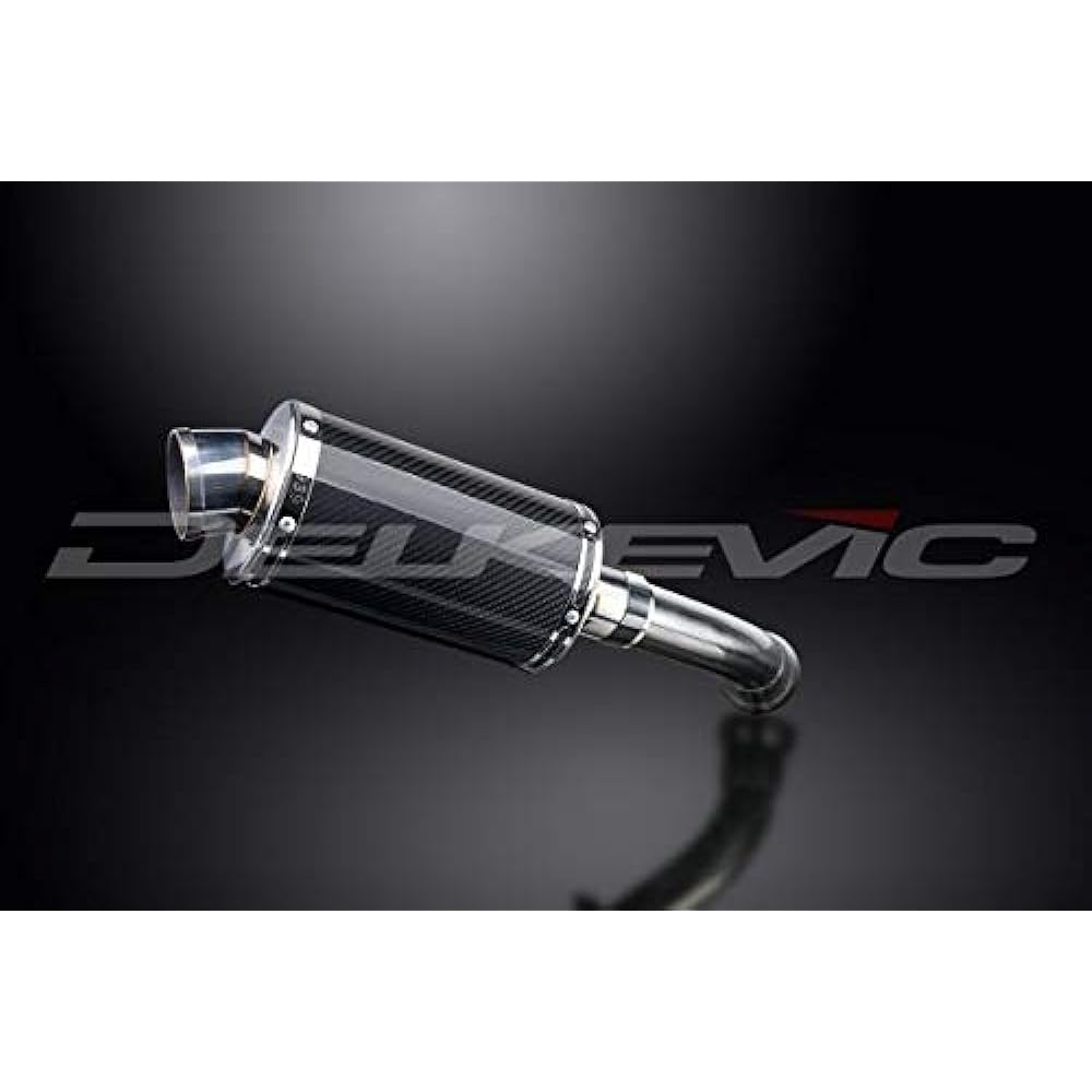 DELKEVIC Slip-on Carbon Oval Muffler BMW K1200R SPORT 2005-2009 225mm KIT03F3