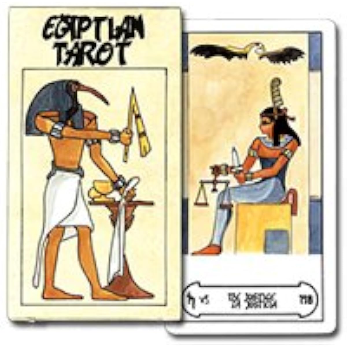 [Various symbols of ancient Egypt] Egyptian Tarot <FOURNIER>