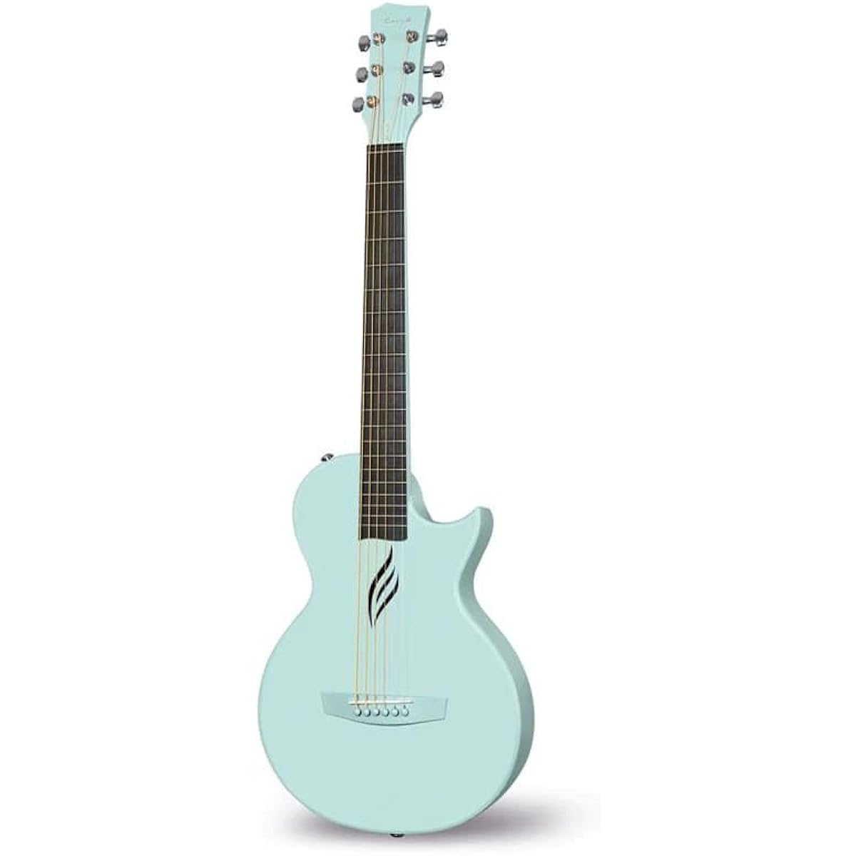 ENYA NOVA GO Blue Acoustic Guitar Carbon Fiber Lightweight Thin Body Case Included Travel Guitar [Official Japanese Product] Enya